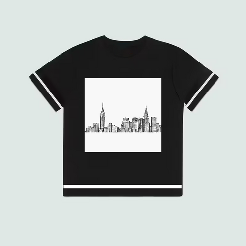 Black city  Unisex organic cotton t-shirt