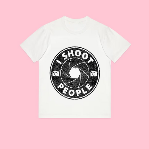 I Shoot People White Unisex t-shirt