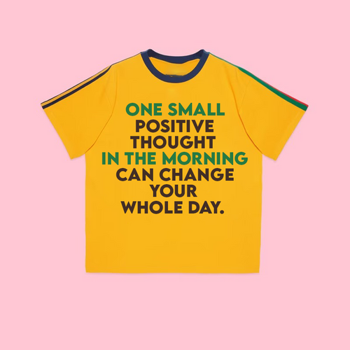 Positive small thought in the morning  Unisex t-shirt