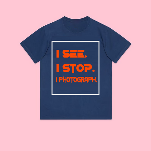 See stop photographer Unisex t-shirt