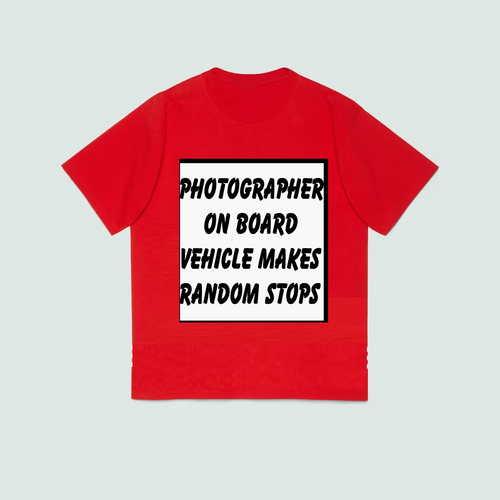 Photographer on board  Unisex t-shirt