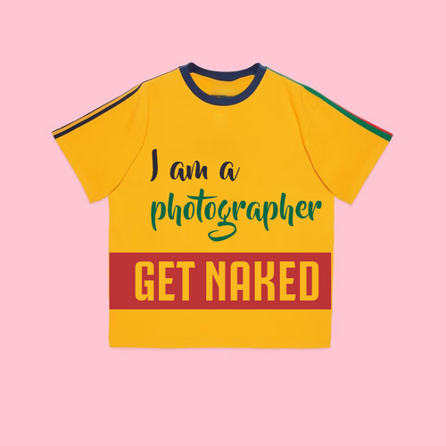 Photographer and Naked Unisex tee