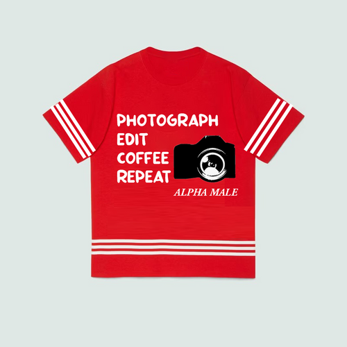 Photograph edit coffee repeat  Unisex tee