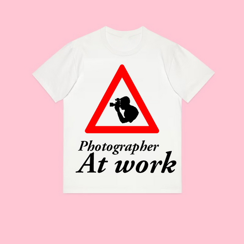 Photographer at work  Unisex tee