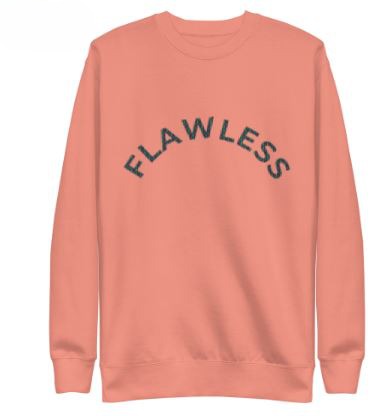 Flawless Creative Unisex Premium Red  Sweatshirt